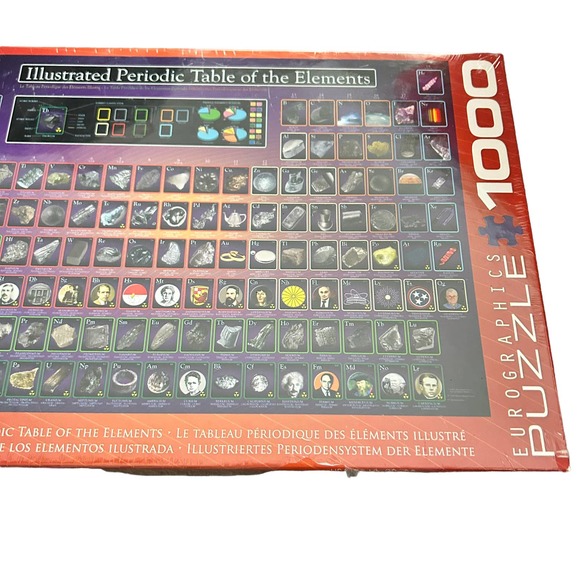 ILLUSTRATED PERIODIC TABLE OF THE ELEMENTS 1000 PIECE - Picture 3 of 4